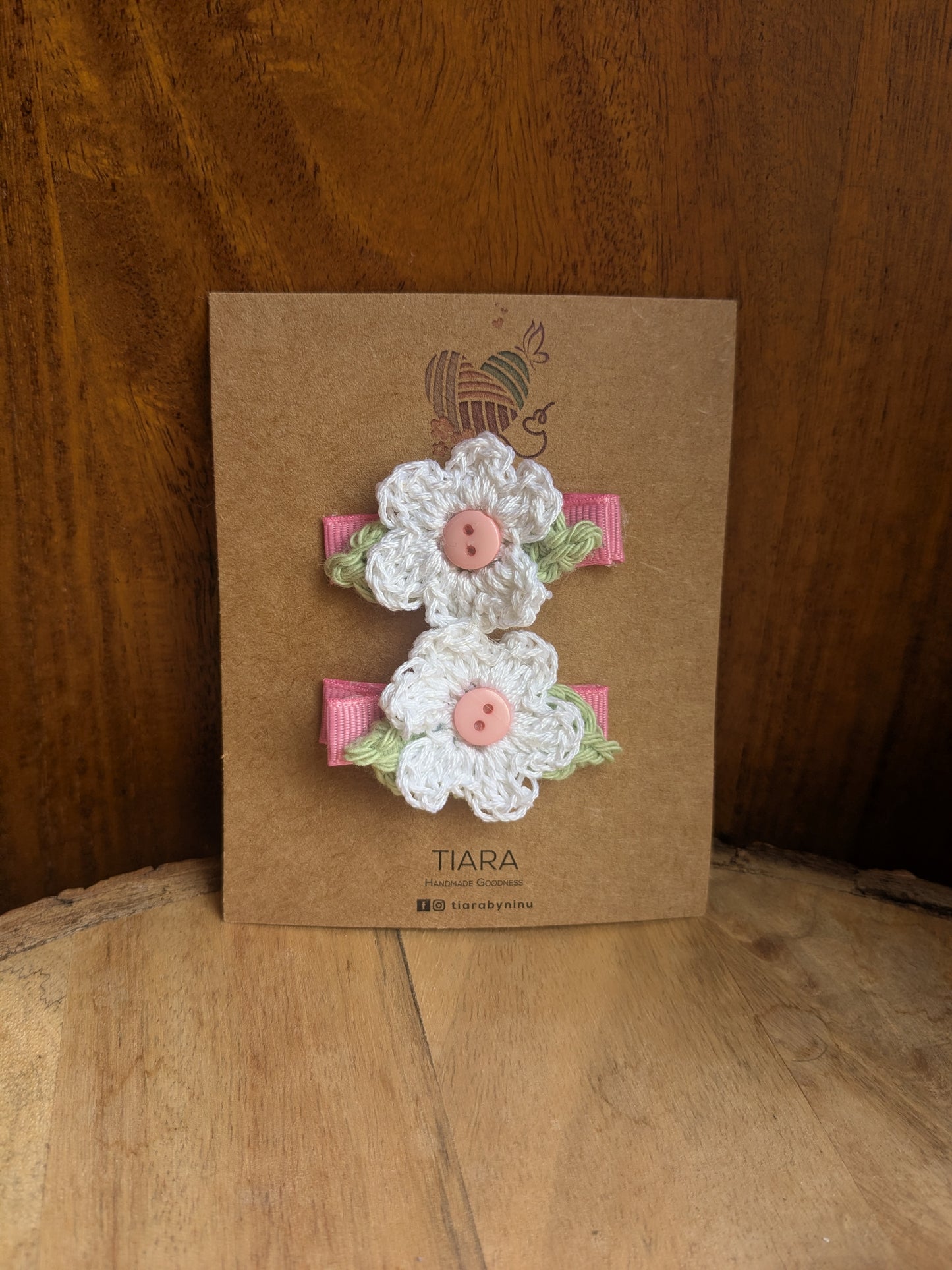 Cherry blossoms - set of 2 clips