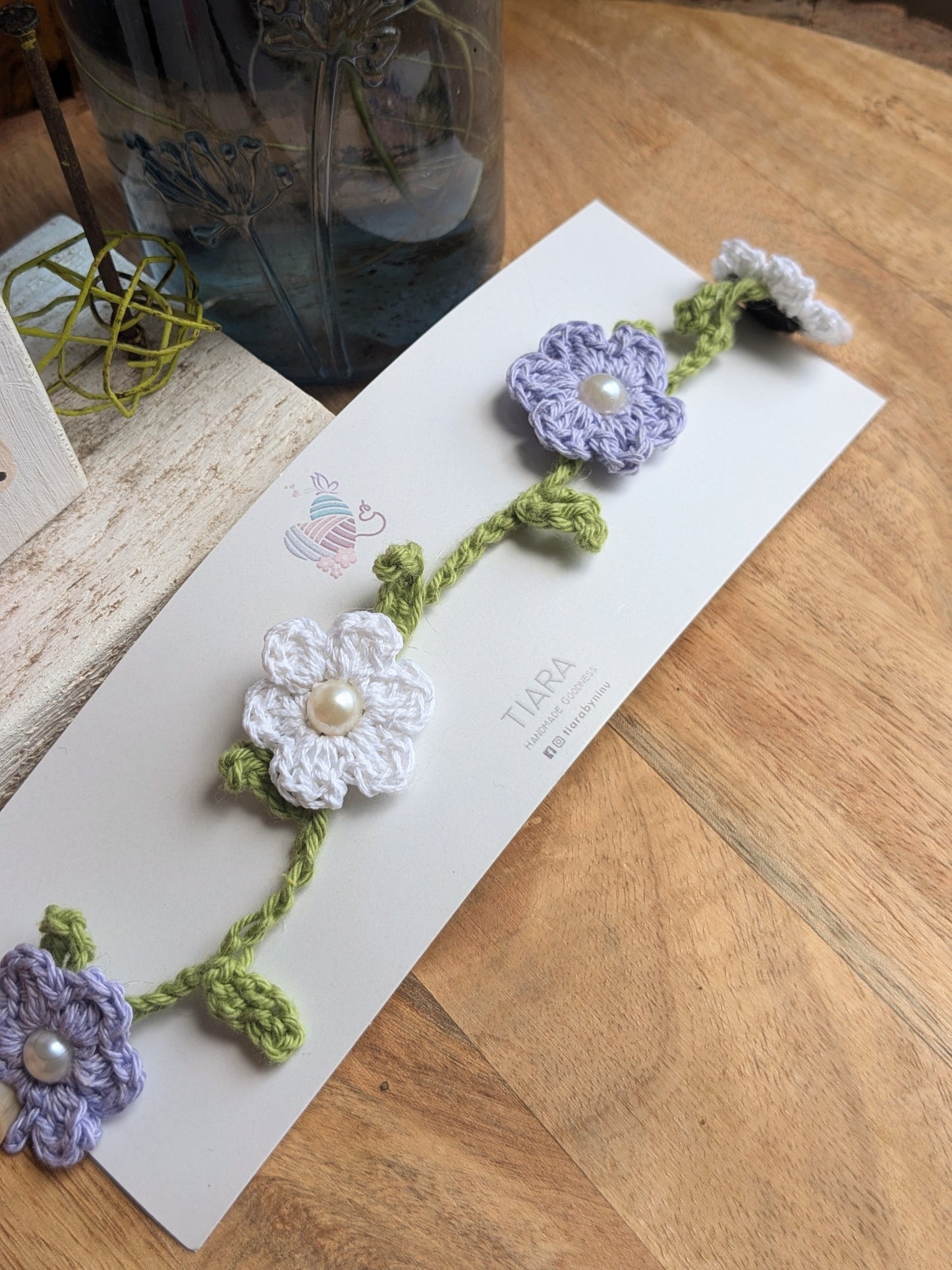 Floral Vine Headband - Lavender