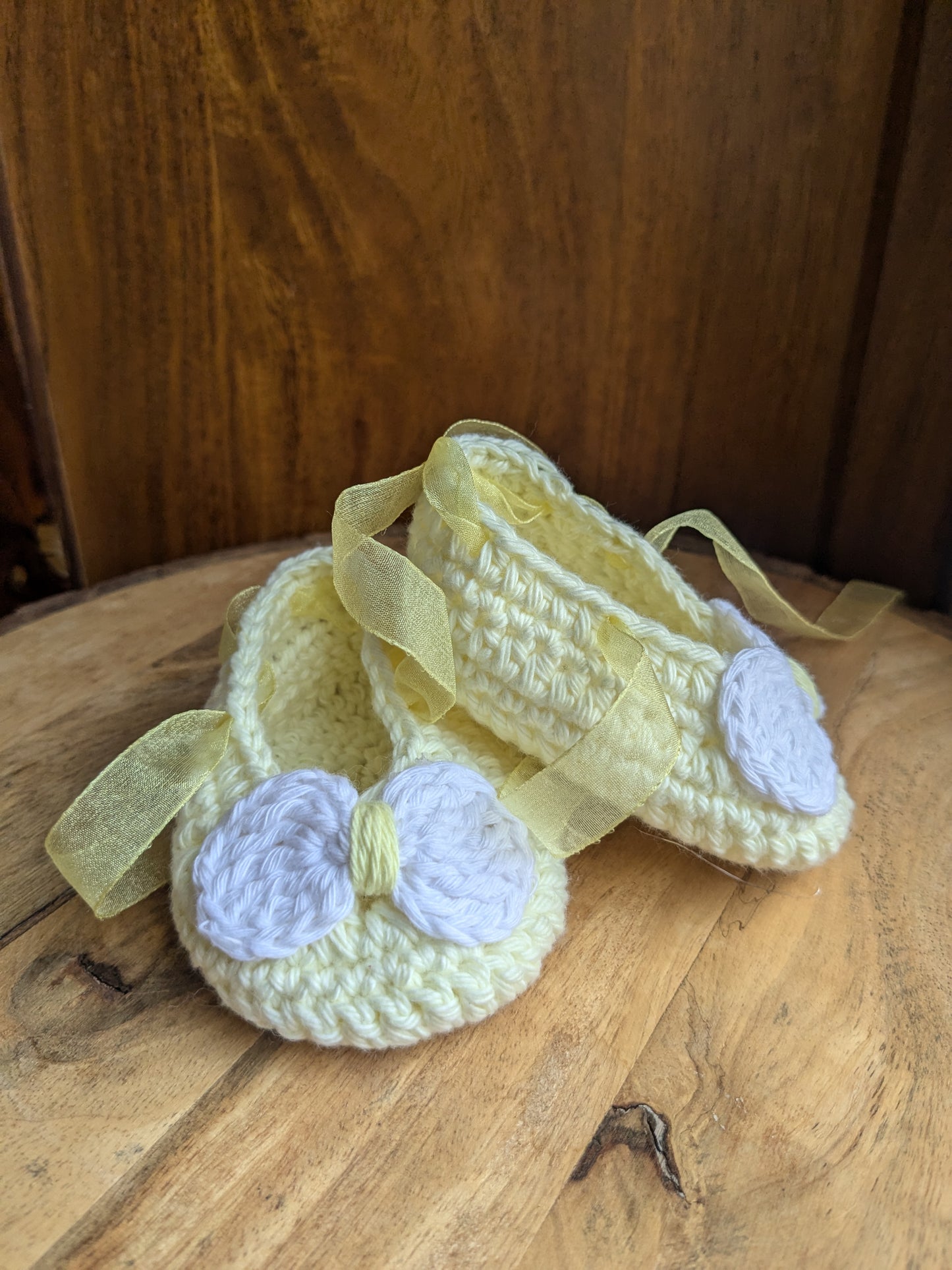 Lemon Yellow Baby booties