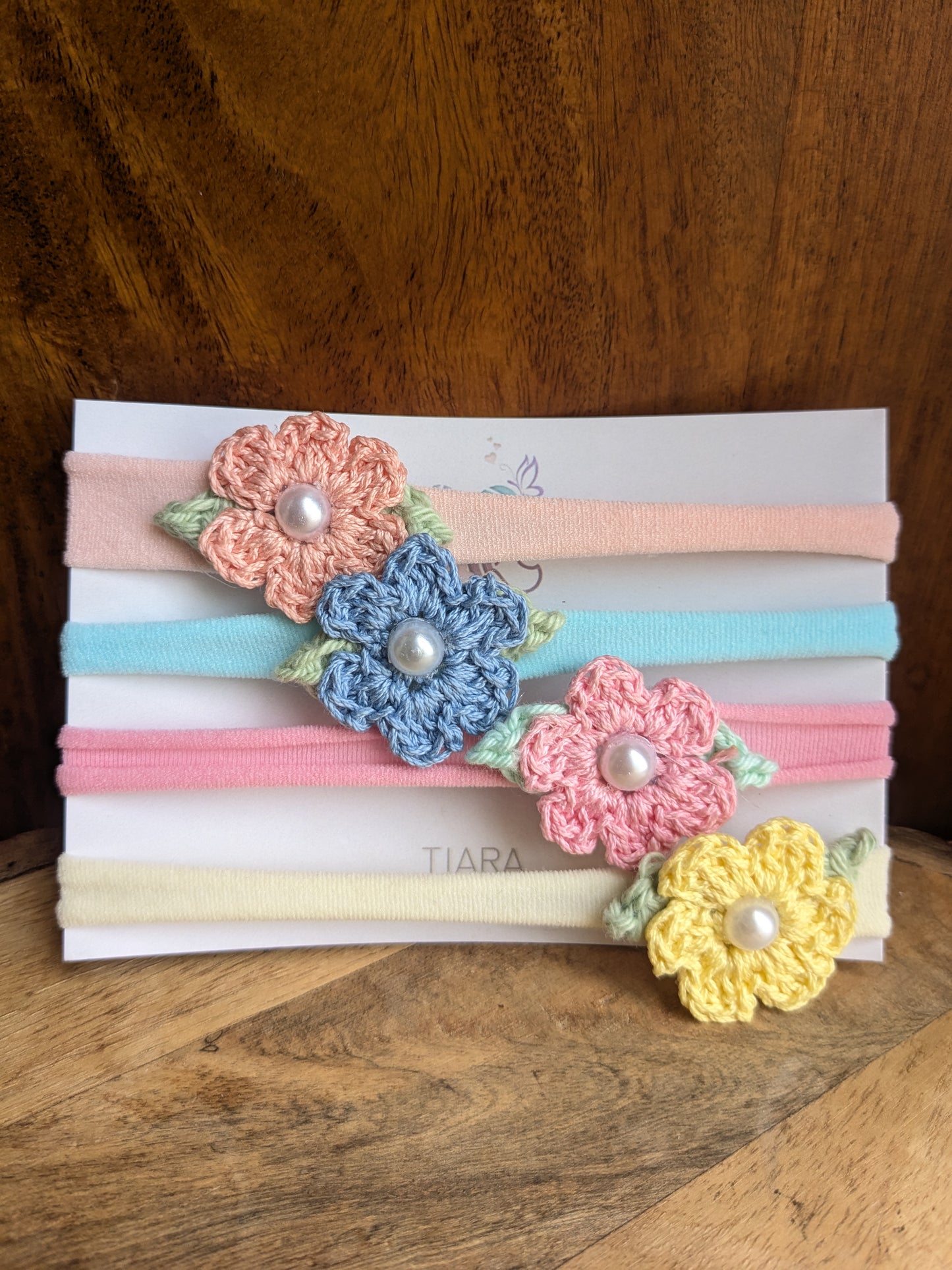 Spring Flowers - Baby Headband Set