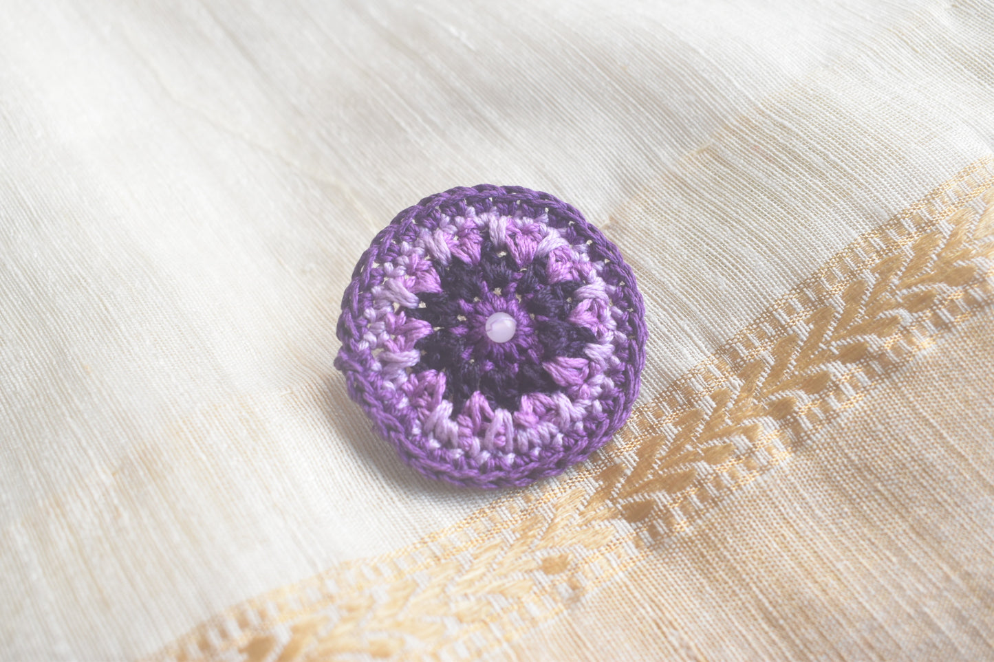 Mandala finger ring