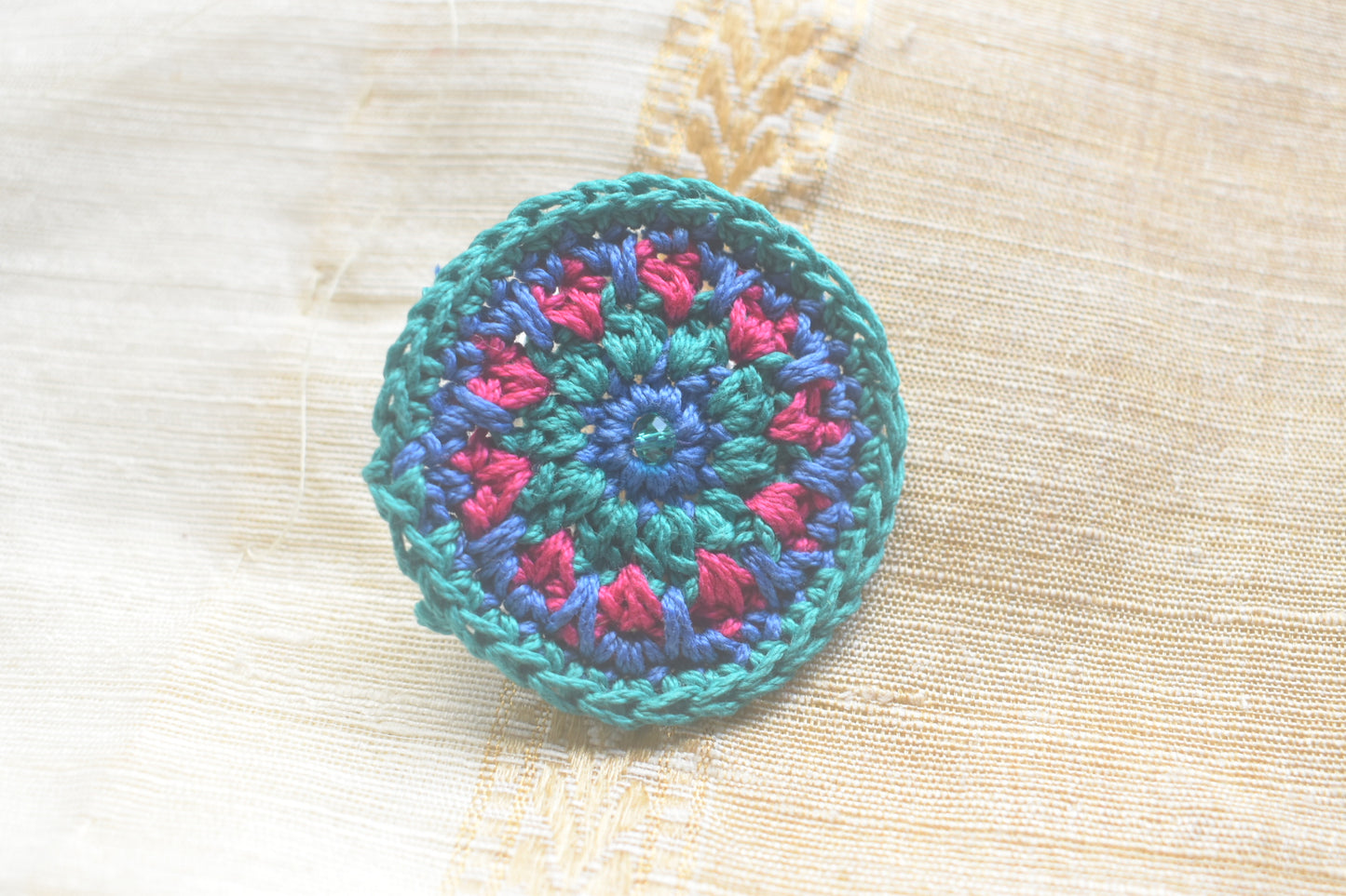 Mandala finger ring