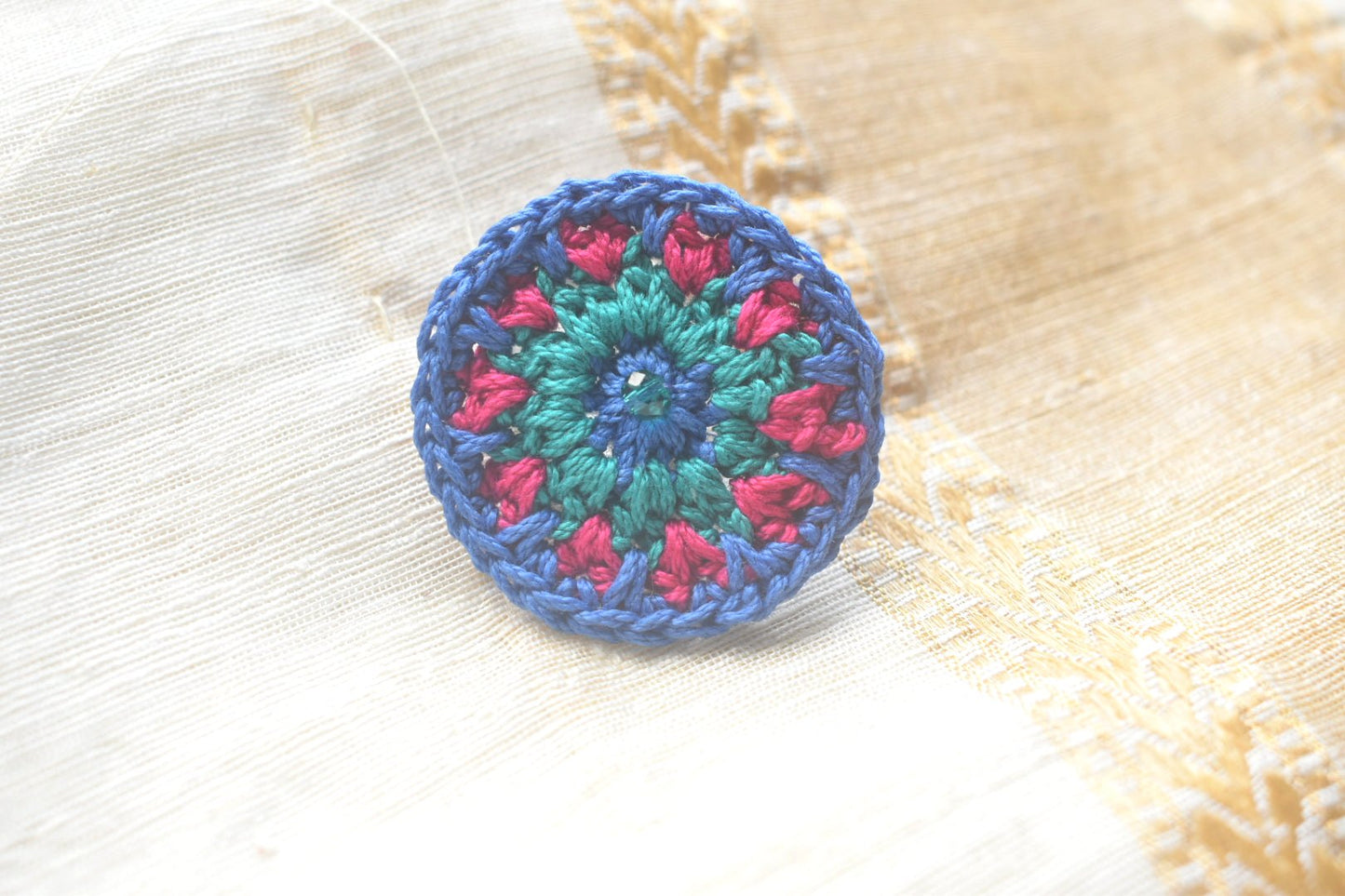 Mandala finger ring - II