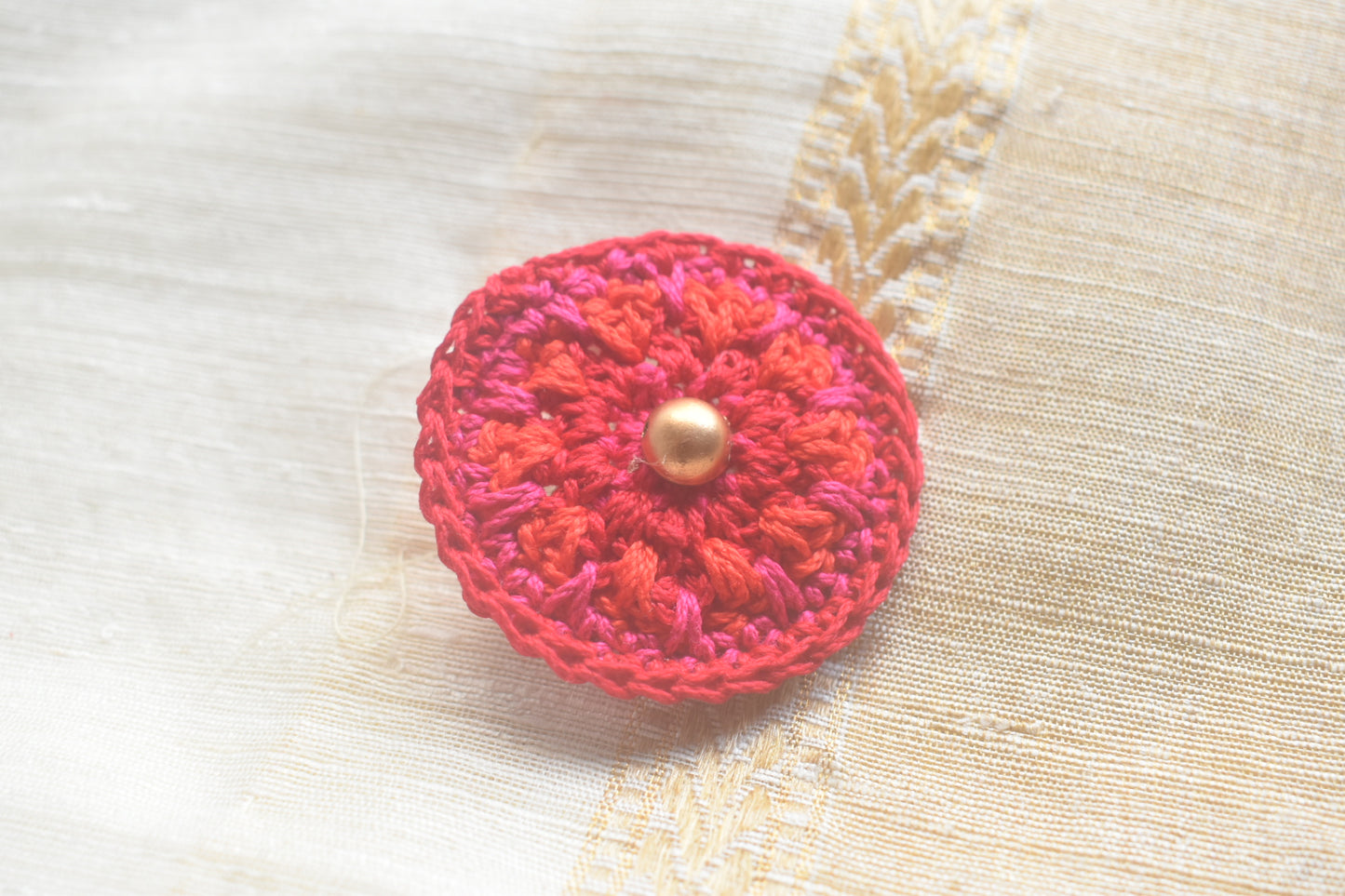 Mandala finger ring