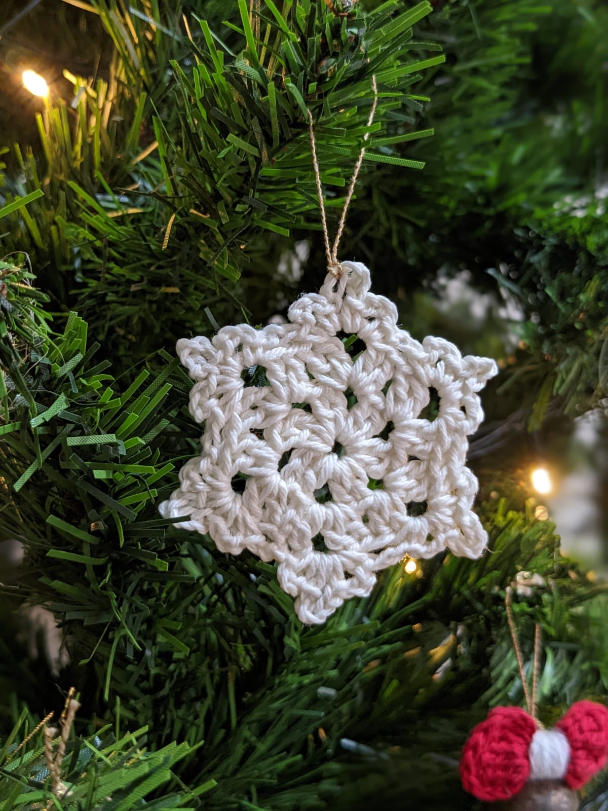 Crochet Snowflakes - set of 3