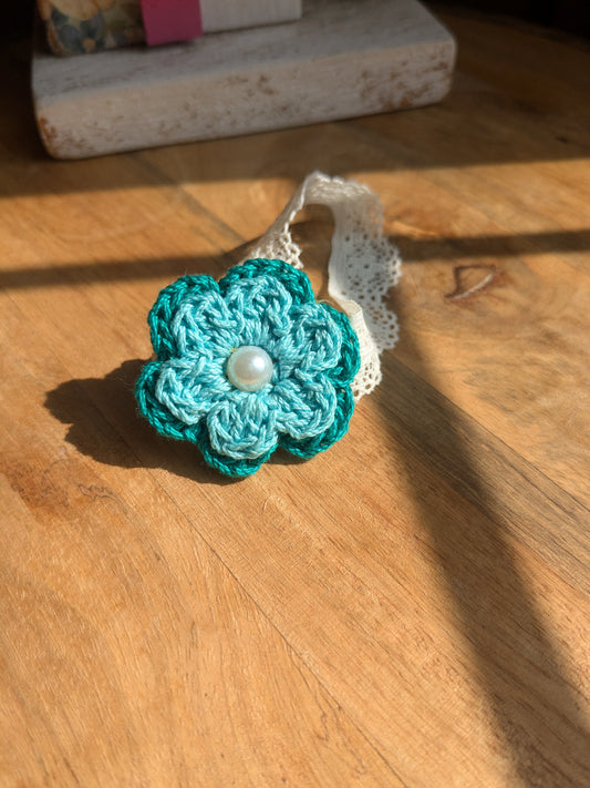 Teal Mini Rose