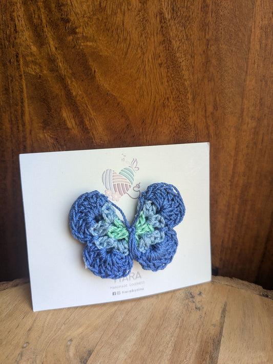 Blue Butterfly Hairclip