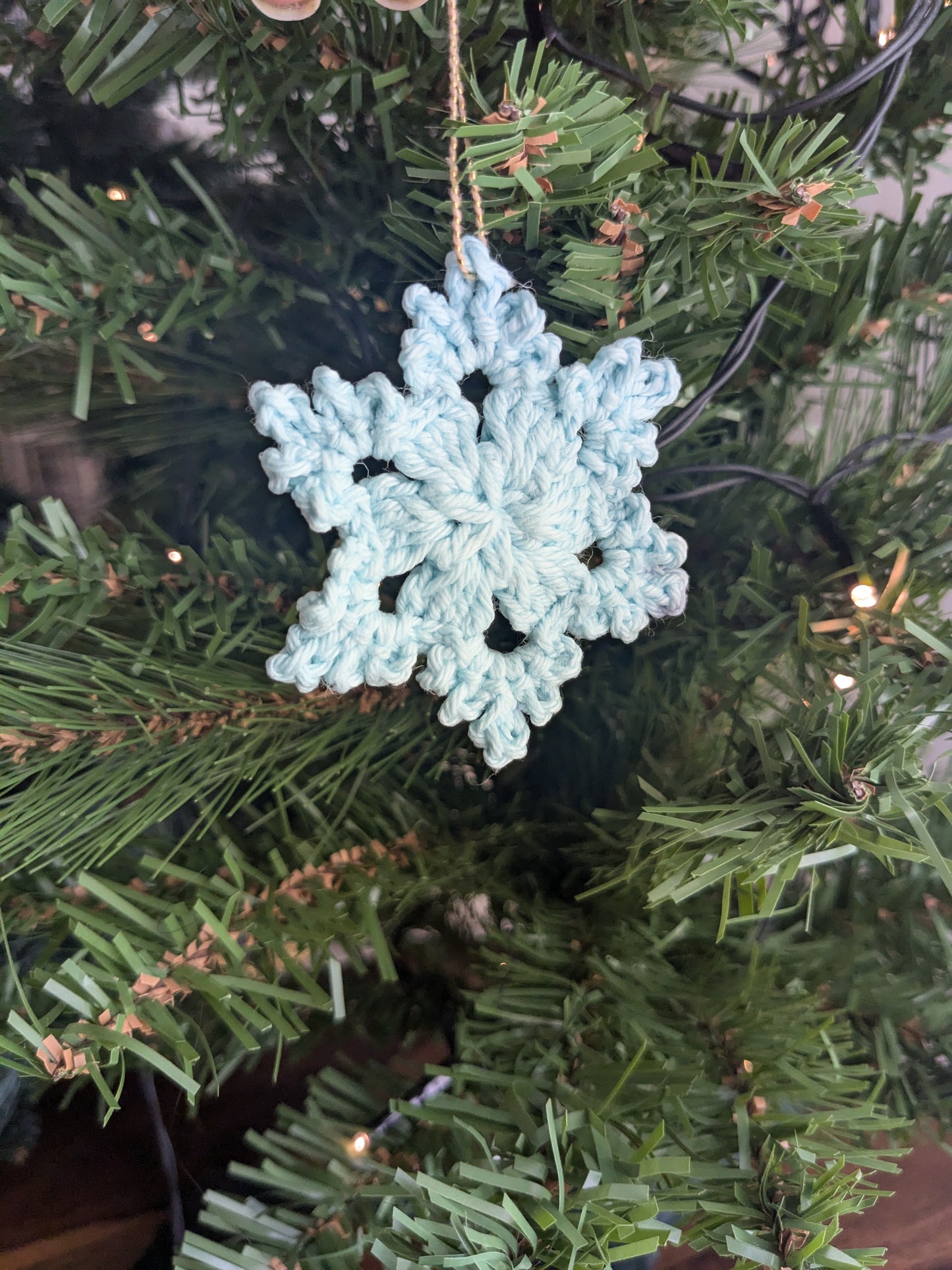 Crochet Snowflakes - set of 3