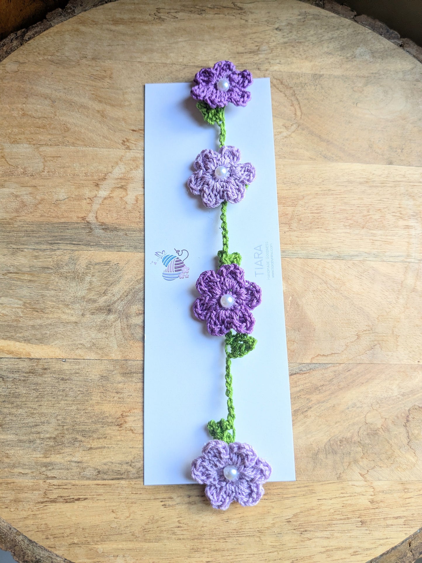 Floral Vine Headband - Lavender