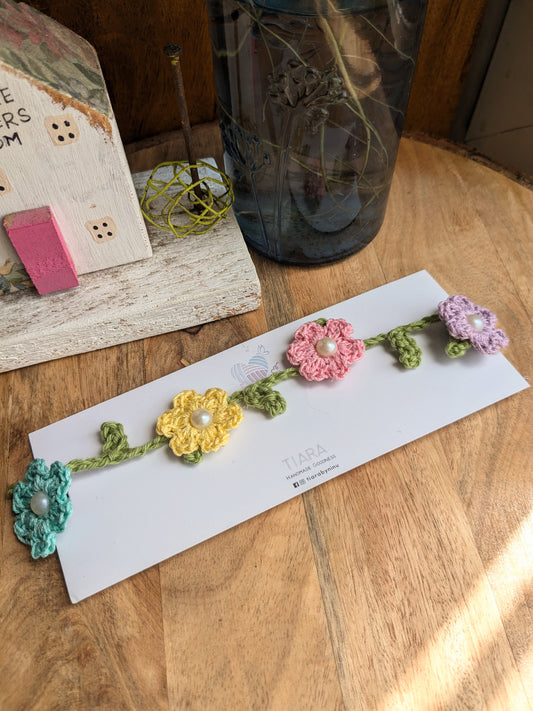 Floral Vine Headband - Pastels