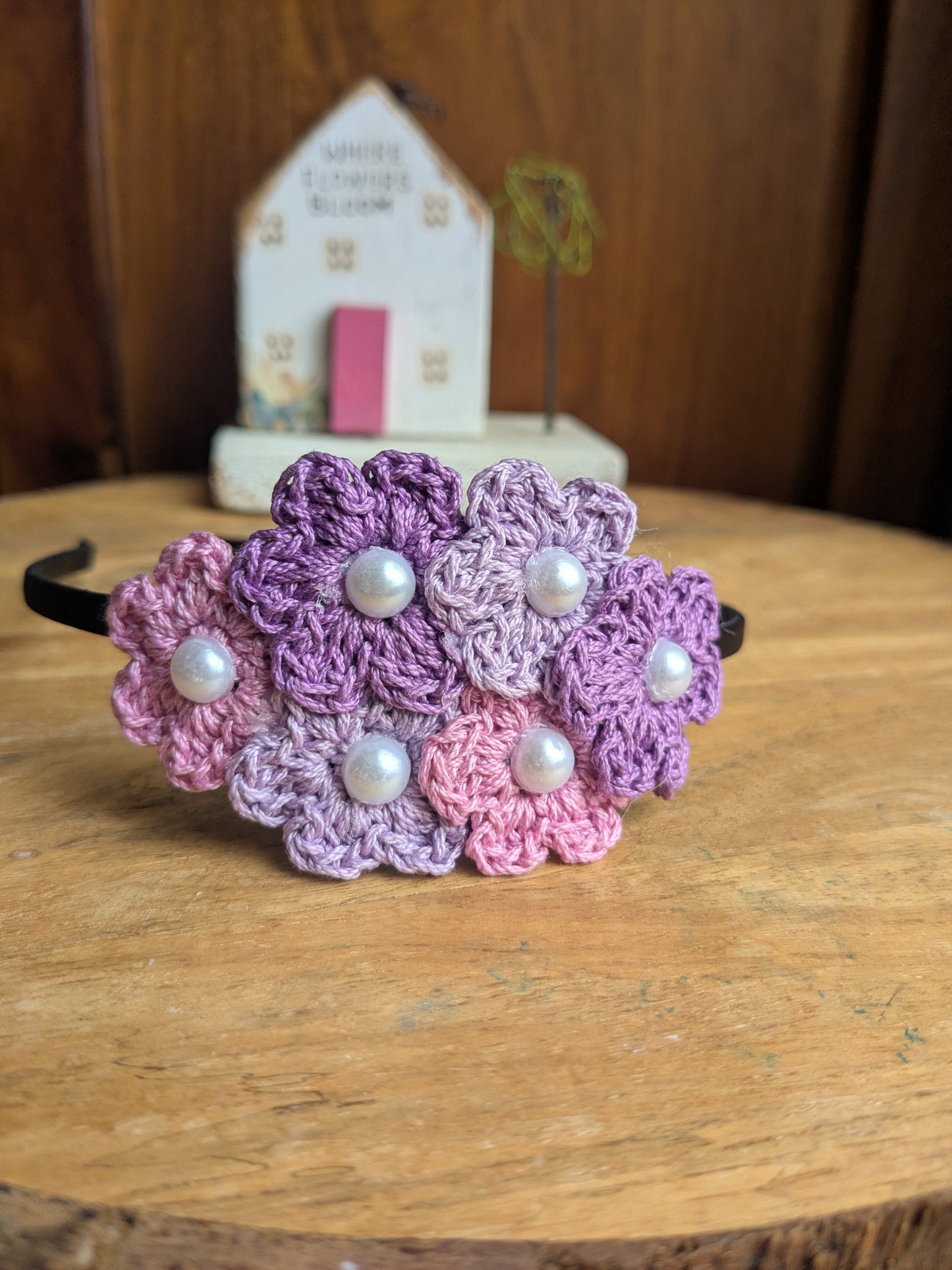 Nanny Plum - crochet hairband
