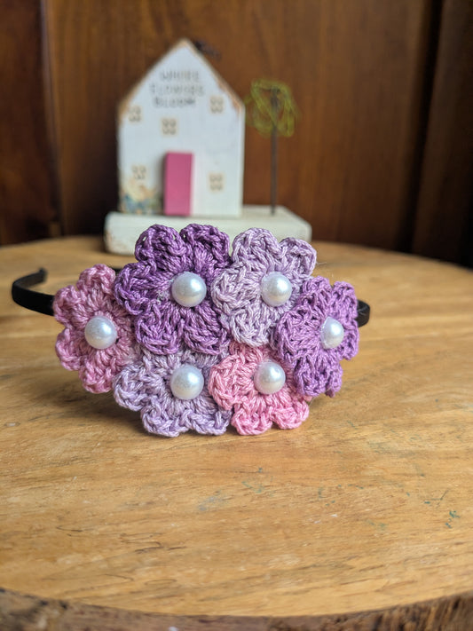 Nanny Plum - crochet hairband
