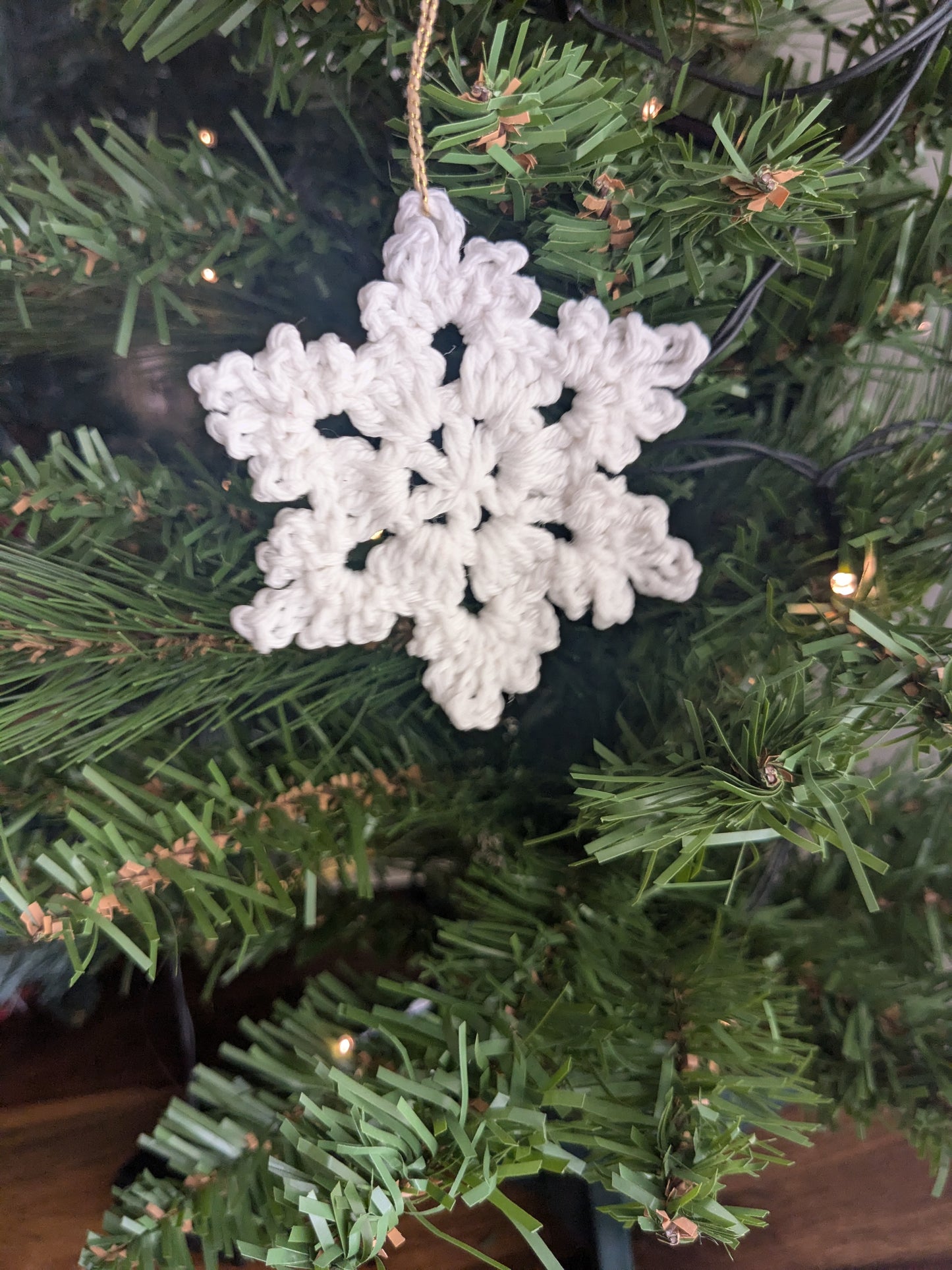 Crochet Snowflakes - set of 3