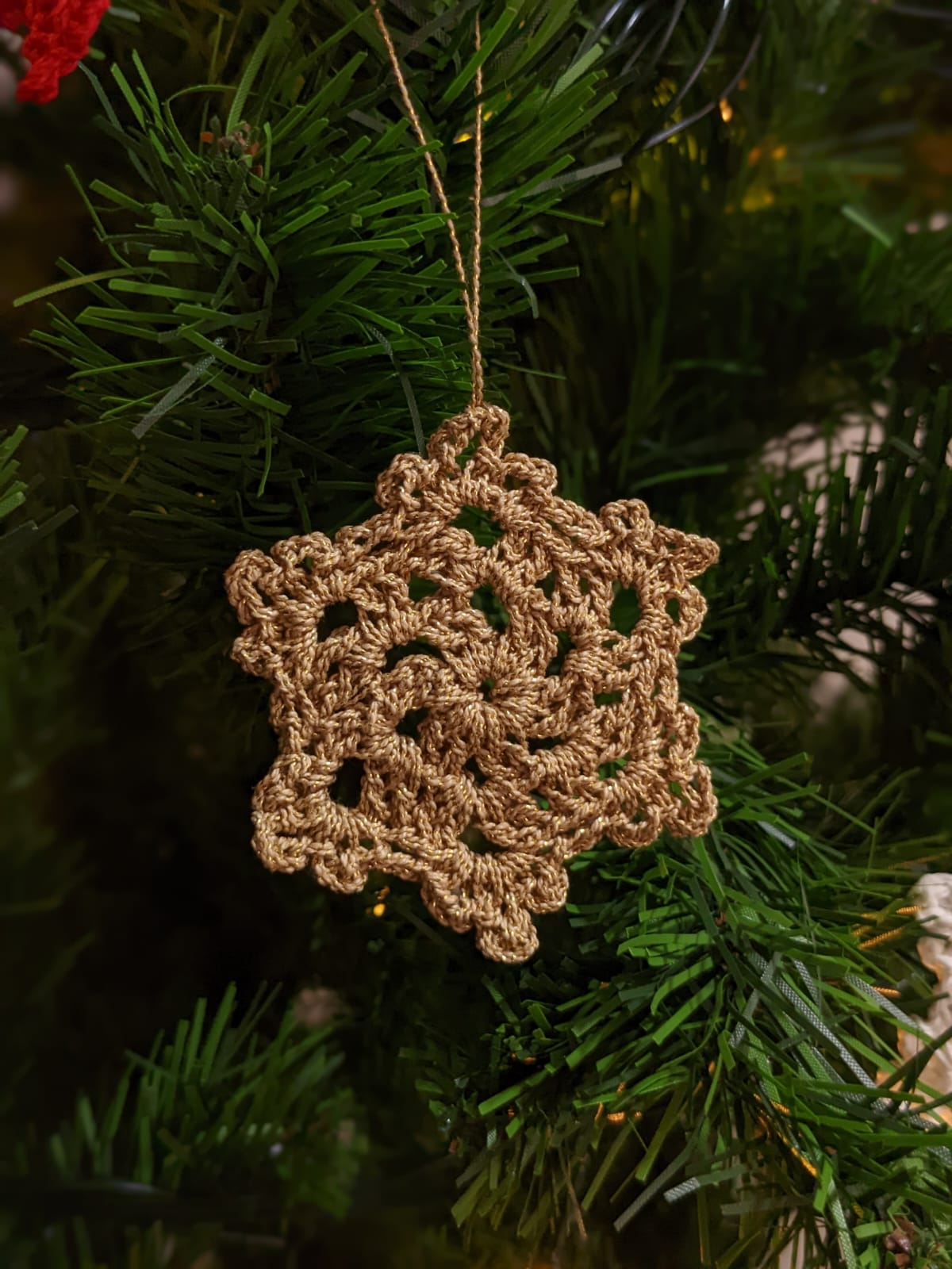 Crochet Snowflakes - set of 3